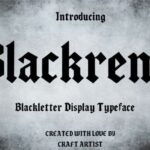 Blackrend Font - Featured Image