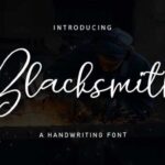 Blacksmith Font - Featured Image