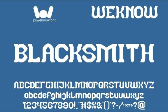 Blacksmith Font - Featured Image
