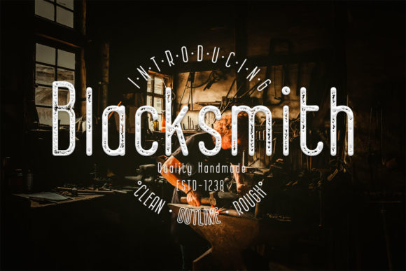 Blacksmith Font - Featured Image