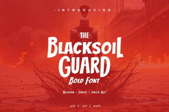 Blacksoil Guard Font - Featured Image