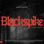 Blackspike Font - Featured Image