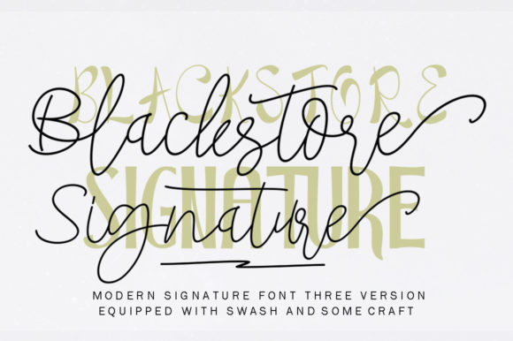 Blackstore Signature Font - Featured Image