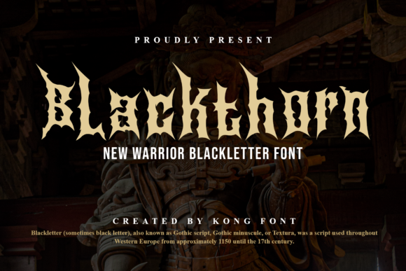 Blackthorn Font - Featured Image