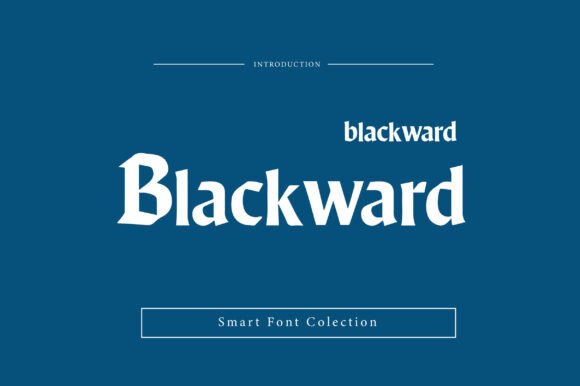 Blackward Font - Featured Image