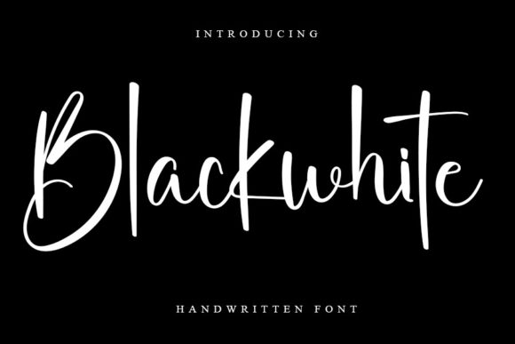 Blackwhite Font - Featured Image