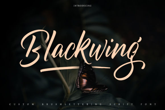 Blackwing Font - Featured Image