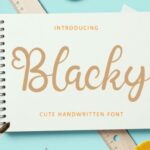 Blacky Font - Featured Image