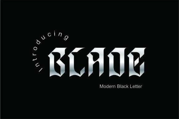 Blade Font - Featured Image
