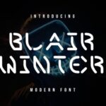 Blair Winter Font - Featured Image