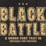 Blak Battle Font - Featured Image