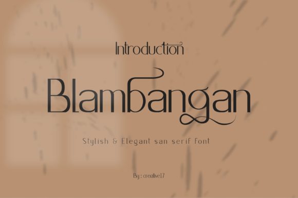 Blambangan Font - Featured Image