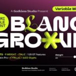 Blanc Groove Font - Featured Image