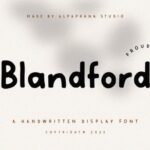Blandford Font - Featured Image