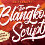 Blangkon Script Font - Featured Image