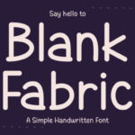 Blank Fabric Font - Featured Image