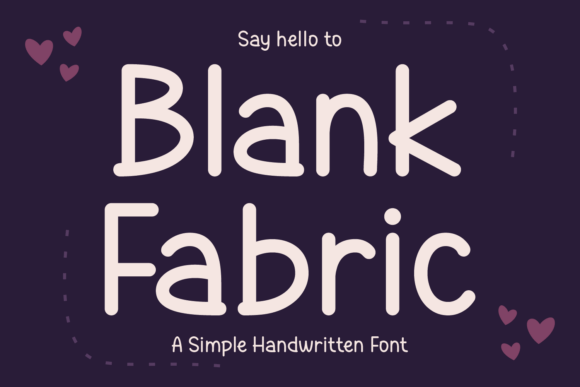 Blank Fabric Font - Featured Image