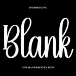 Blank Font - Featured Image