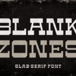 Blank Zones Font - Featured Image