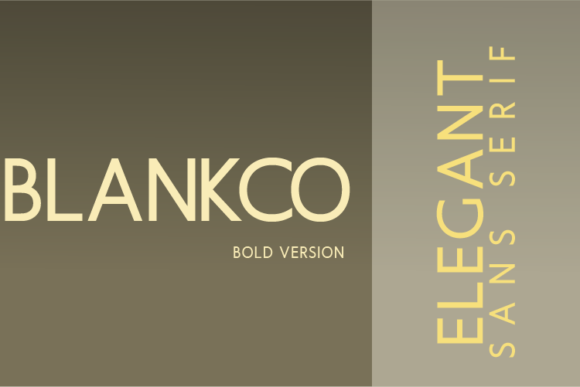 Blankco Bold Font - Featured Image