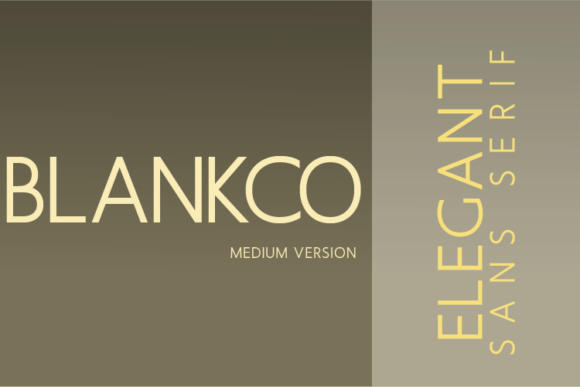 Blankco Medium Font - Featured Image