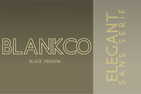 Blankco Outline Black Font - Featured Image