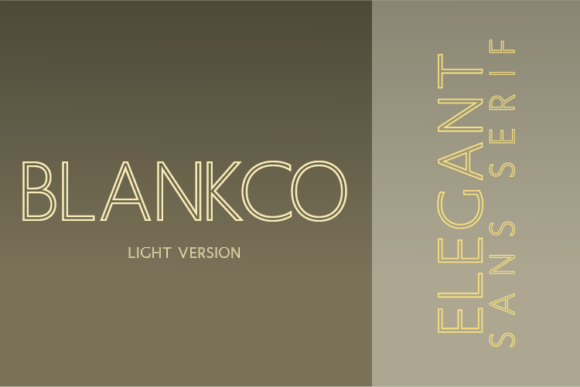 Blankco Outline Light Font - Featured Image