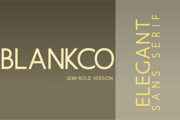 Blankco Semi-Bold Font - Featured Image