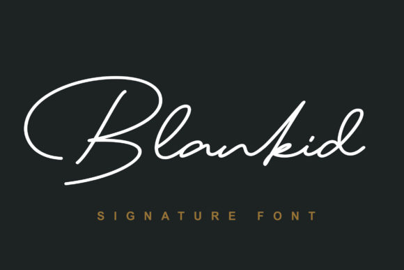 Blankid Font - Featured Image