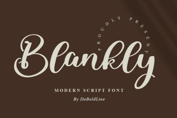 Blankly Font - Featured Image