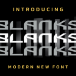 Blanks Font - Featured Image