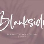 Blankside Font - Featured Image