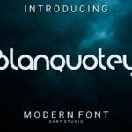 Blanquotey Font - Featured Image