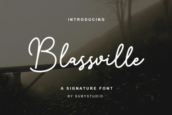 Blassville Font - Featured Image