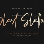 Blast Slatton Font - Featured Image