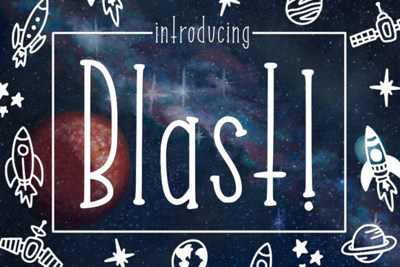 Blast! Font - Featured Image