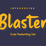 Blaster Font - Featured Image