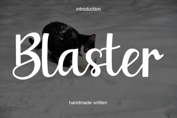Blaster Font - Featured Image