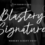 Blastery Signature Font - Featured Image
