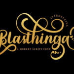 Blasthinga Font - Featured Image