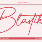 Blastiks Signature Font - Featured Image