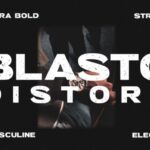 Blasto Distort Font - Featured Image