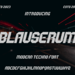 Blauserum Font - Featured Image