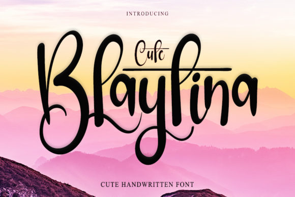 Blaytina Cute Font - Featured Image