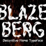 Blazeberg Font - Featured Image