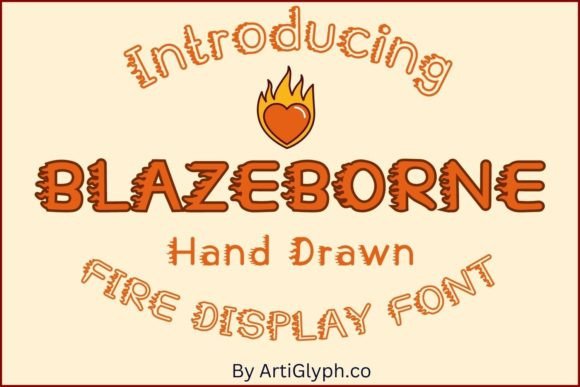 Blazeborne Fire Font - Featured Image