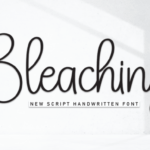 Bleaching Font - Featured Image