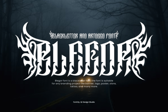 Blegor Font - Featured Image