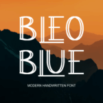 Bleoblue Font - Featured Image