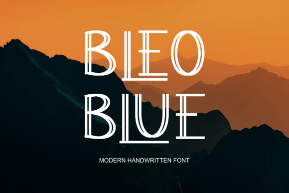 Bleoblue Font - Featured Image